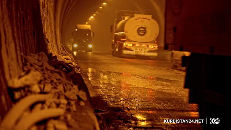 به‌ وێنه‌.. ڕۆژ دوای ڕۆژ تونێلی ده‌ربه‌ندیخان مه‌ترسیدارتر ده‌بێت